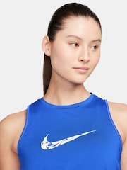 Nike Blue Dri-FIT One Swoosh Running Tank Top - Image 4 of 5