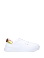 Kurt Geiger London Junior White Mini Laney Eagle Trainers - Image 1 of 4