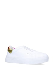 Kurt Geiger London Junior White Mini Laney Eagle Trainers - Image 2 of 4