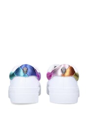 Kurt Geiger London Junior White Mini Laney Eagle Trainers - Image 3 of 4