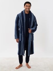 Threadbare Fleece Dressing Gown - 5의 이미지 1