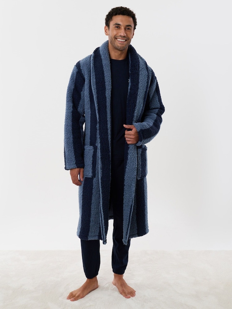 Threadbare Fleece Dressing Gown - 5의 이미지 1