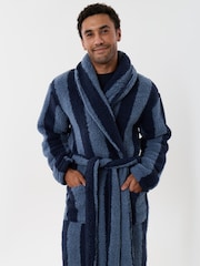 Threadbare Fleece Dressing Gown - 5의 이미지 3