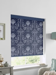 Laura Ashley Blue Josette Made To Measure Roller Blind - Image 2 of 5