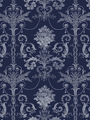 Laura Ashley Blue Josette Made To Measure Roller Blind - Image 4 of 5