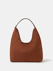 Accessorize Faux Suede Shoulder Bag - صورة 1 من 3
