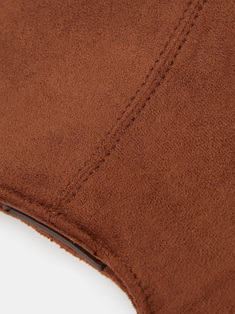 Accessorize Faux Suede Shoulder Bag - صورة 2 من 3 Accessorize Faux Suede Shoulder Bag - صورة 2 من 3