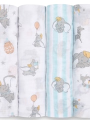 Aden & Anais Essentials Muslin 100% Cotton Blankets 4 Pack - Image 1 of 7