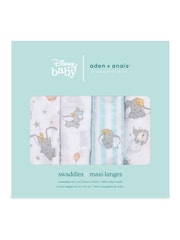 Aden & Anais Essentials Muslin 100% Cotton Blankets 4 Pack - Image 3 of 7