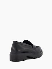 Dune London Black Gaining Chunky Penny Loafers - Image 2 of 5