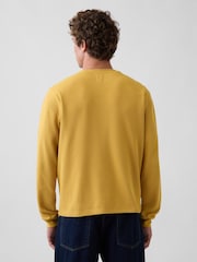 Gap Gold Relaxed Waffle Long Sleeve T-Shirt - Image 2 of 4