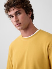 Gap Gold Relaxed Waffle Long Sleeve T-Shirt - Image 3 of 4