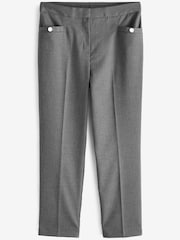 Grey Tailored Slim Trousers - Image 1 of 6