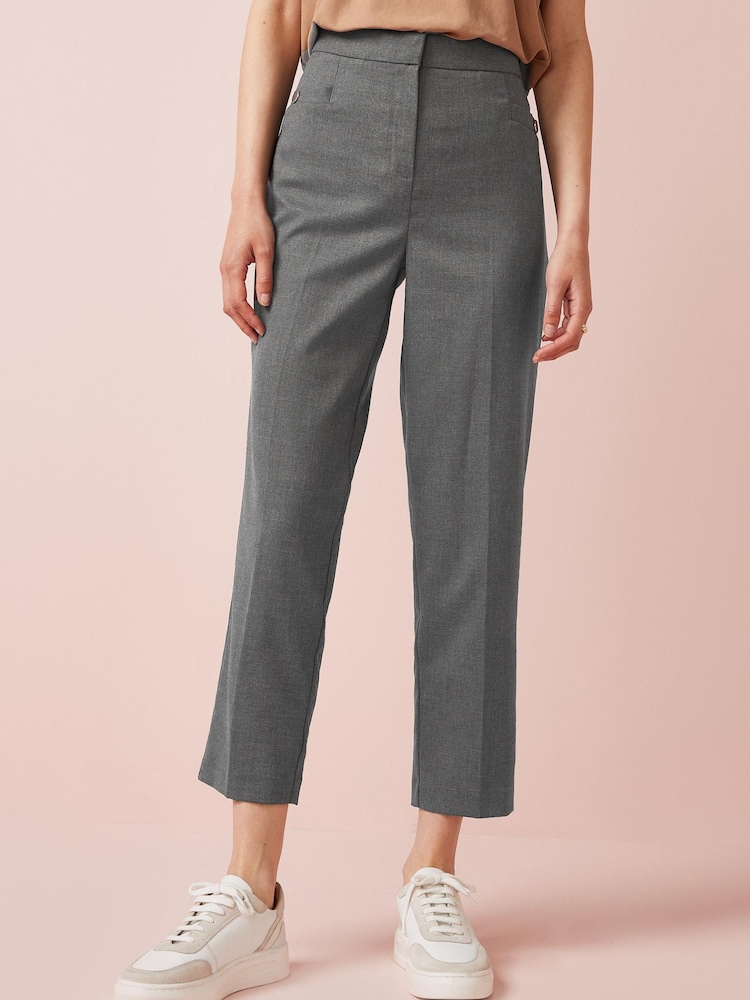 Grey Tailored Slim Trousers - Image 2 of 6