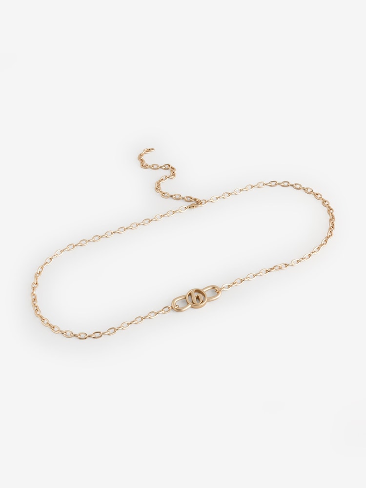 B by Ted Baker Gold Chain Belt - Image 1 of 3