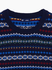 Blue Fair Isle - Gap Cashsoft Rundhalspullover - Bild 4 von 4