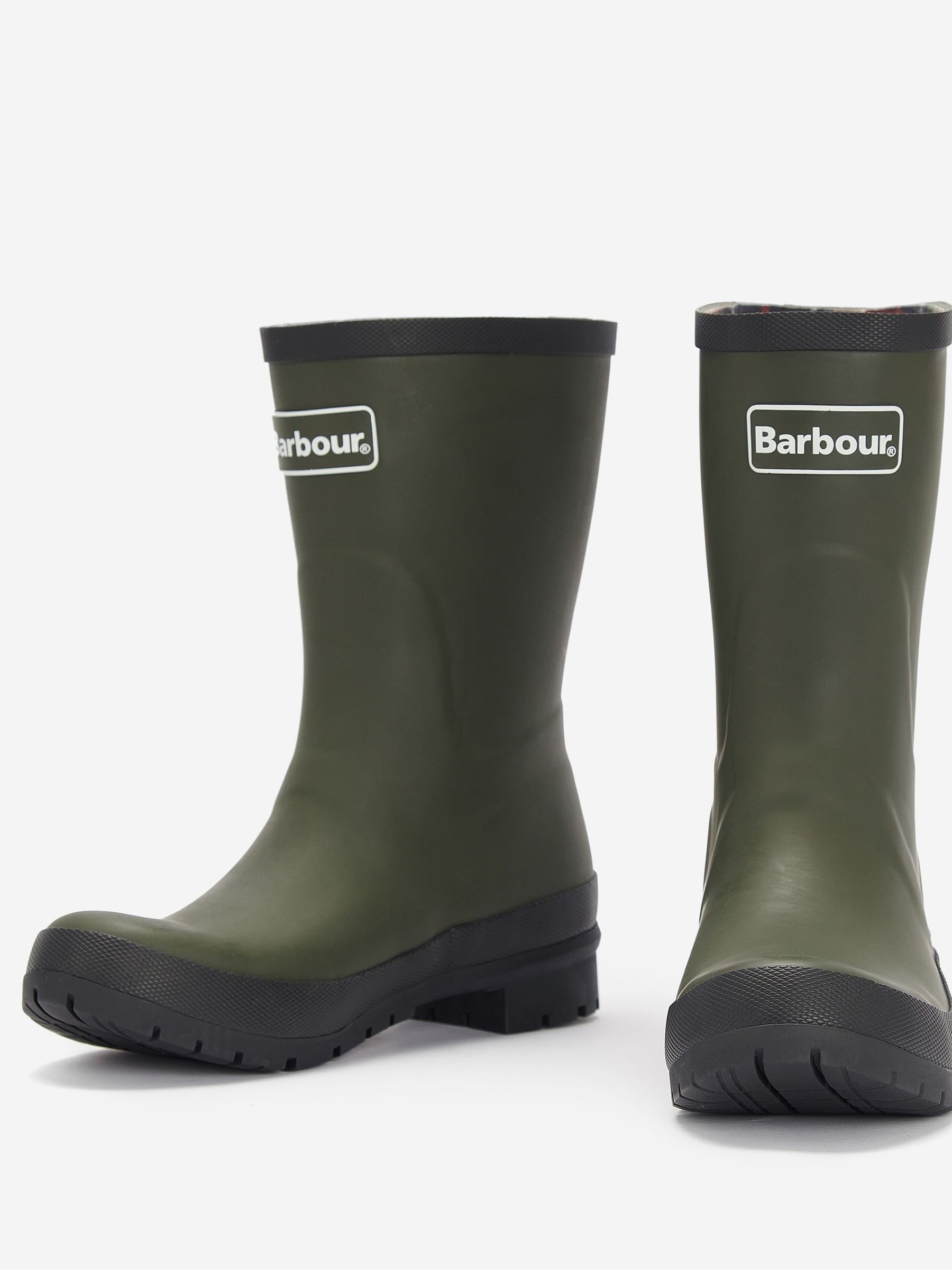 Green barbour wellies discount