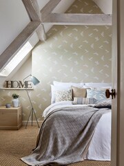 Sanderson Home Natural Paper Doves 10.05M Wallpaper - Image 1 of 1