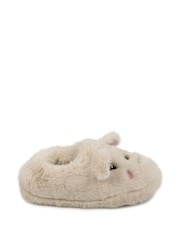 Totes Natural Ladies Novelty Full Back Slippers - Image 2 of 5