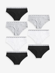 Monochrome Short Logo Knickers 7 Pack - Image 1 of 9