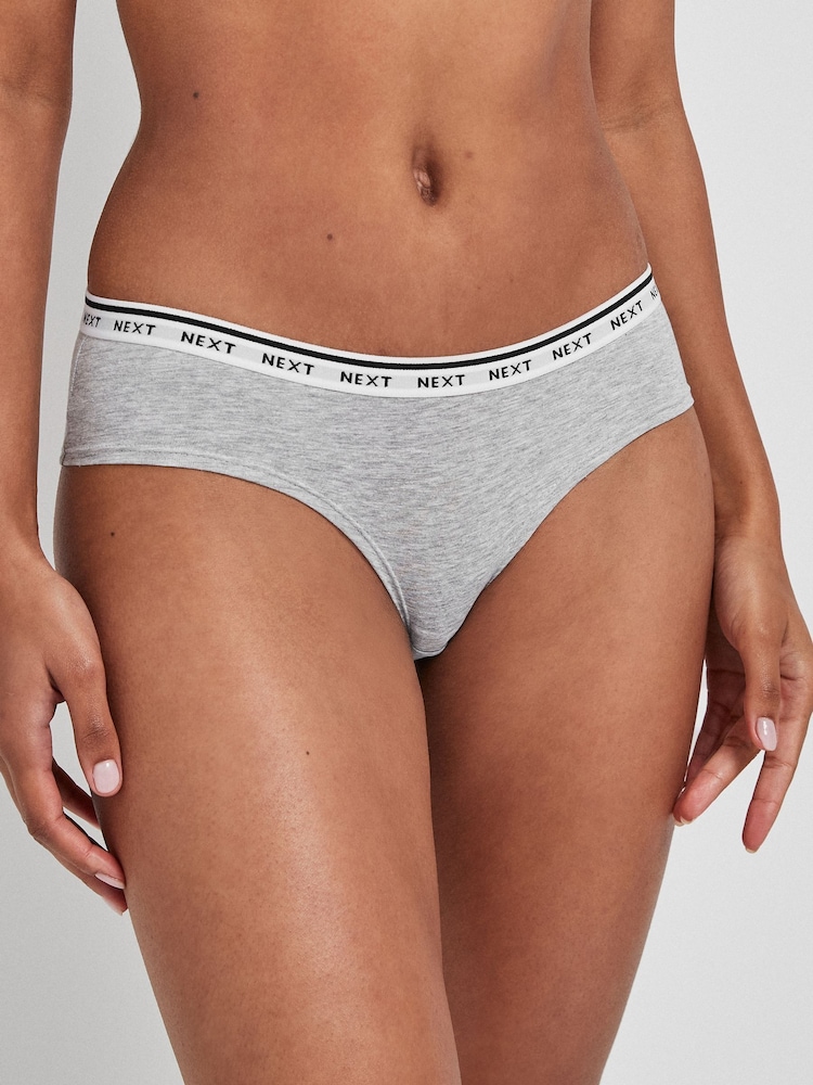 Monochrome Short Logo Knickers 7 Pack - Image 2 of 9