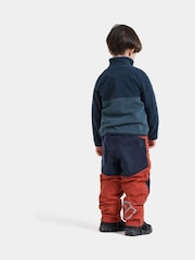 Didriksons Dark Blue Monte Half Button Fleece - Image 4 of 5
