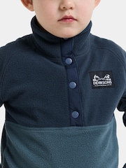 Didriksons Dark Blue Monte Half Button Fleece - Image 5 of 5