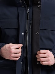 Didriksons Blue Aiden Waterproof Coat - Image 6 of 6