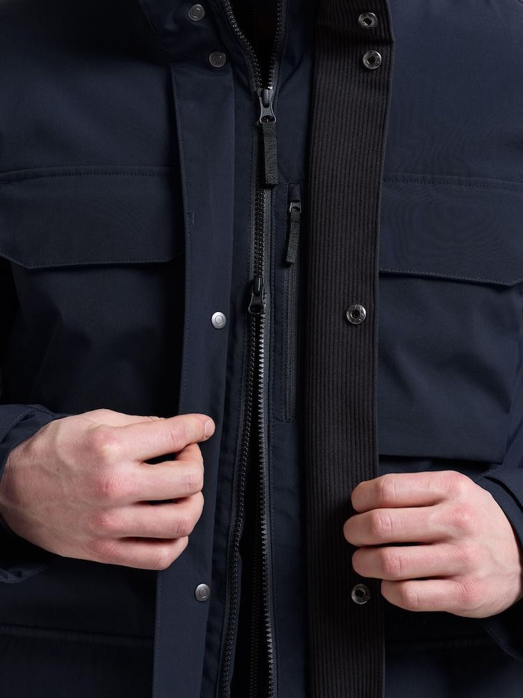 Didriksons Blue Aiden Waterproof Coat - Image 6 of 6 Didriksons Blue Aiden Waterproof Coat - Image 6 of 6