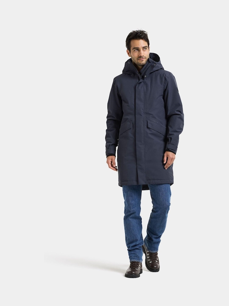 Didriksons Blue Kenny Waterproof Coat - Image 1 of 6