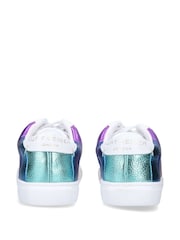 Kurt Geiger London Junior White Mini Lane Stripe Trainers - Image 3 of 4