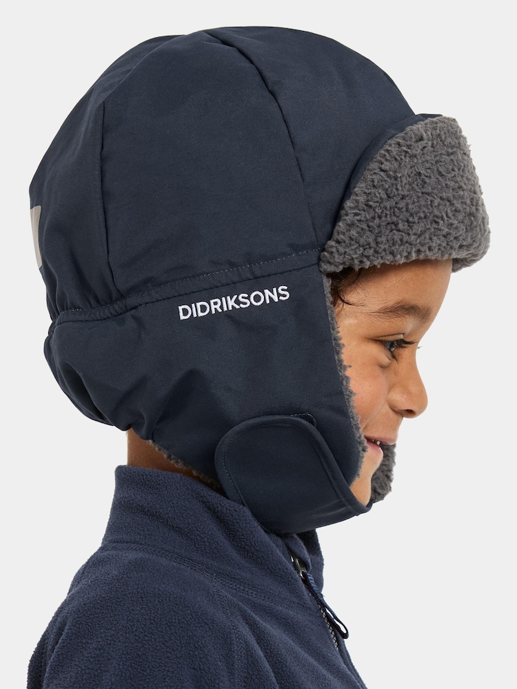 Didriksons Navy/Blue Biggles Waterproof Hat - Image 2 of 3