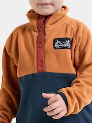 Didriksons Brown Monte Half Button Fleece - Image 5 of 5
