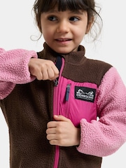 Didriksons Pink Anten Kids Full-Zip Fleece - Image 5 of 6