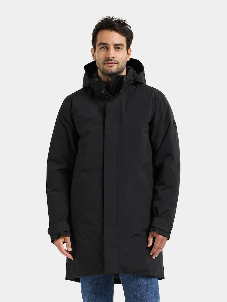 Didriksons Black Hektor Waterproof Coat - Image 1 of 6 Didriksons Black Hektor Waterproof Coat - Image 1 of 6