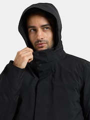 Didriksons Black Hektor Waterproof Coat - Image 4 of 6