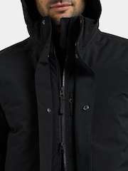 Didriksons Black Hektor Waterproof Coat - Image 5 of 6