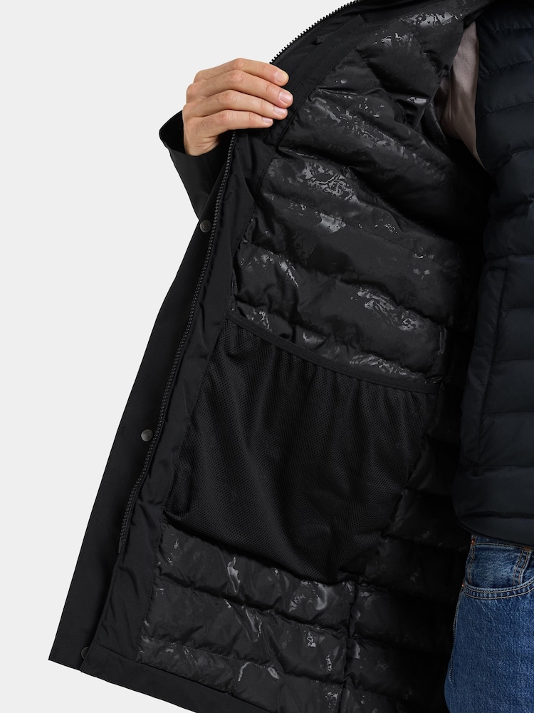 Didriksons Black Hektor Waterproof Coat - Image 6 of 6 Didriksons Black Hektor Waterproof Coat - Image 6 of 6