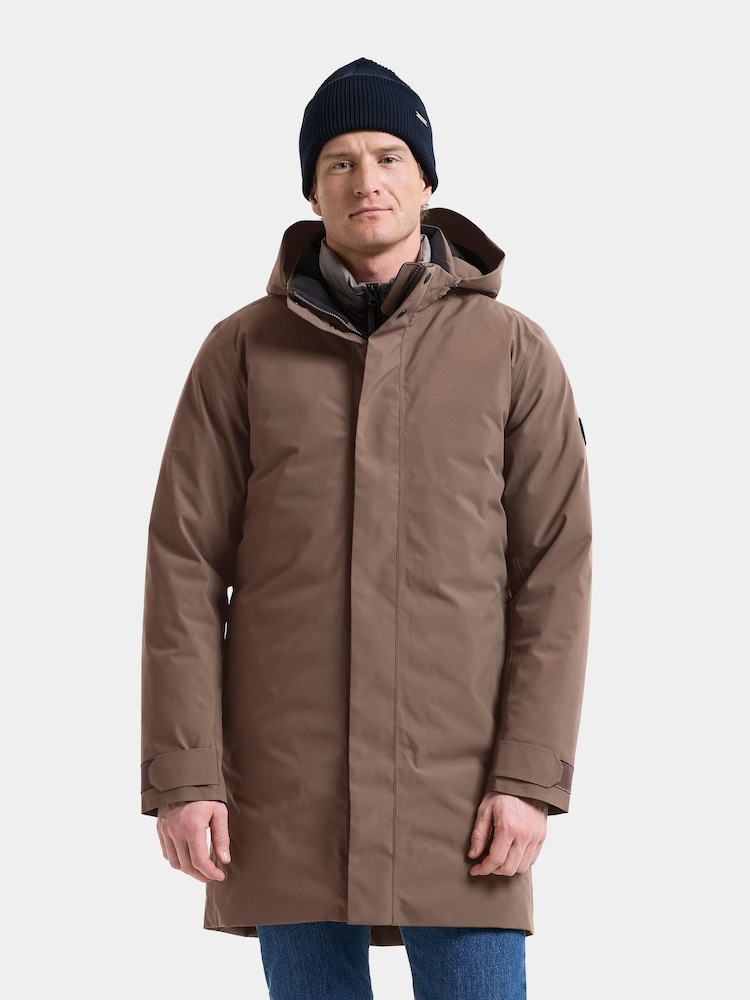 Didriksons Brown Hektor Waterproof Coat - Image 1 of 6 Didriksons Brown Hektor Waterproof Coat - Image 1 of 6