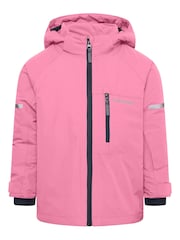 Didriksons Pink Falken Kids Waterproof Jacket - Image 1 of 2