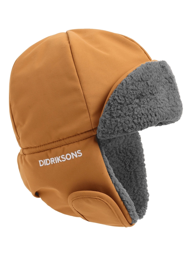 Didriksons Brown Biggles Waterproof Hat - Image 1 of 1 Didriksons Brown Biggles Waterproof Hat - Image 1 of 1