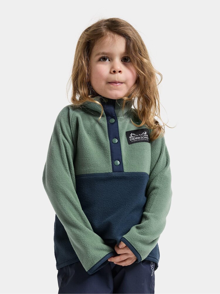Didriksons Green Monte Half Button Fleece - Image 1 of 5 Didriksons Green Monte Half Button Fleece - Image 1 of 5