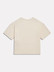 New Balance Cream Jersey Small Logo T-Shirt - Image 7 of 8