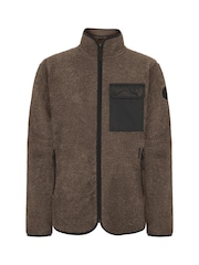 Didriksons Brown Peter Mens Fullz-Zip Fleece - Image 1 of 2