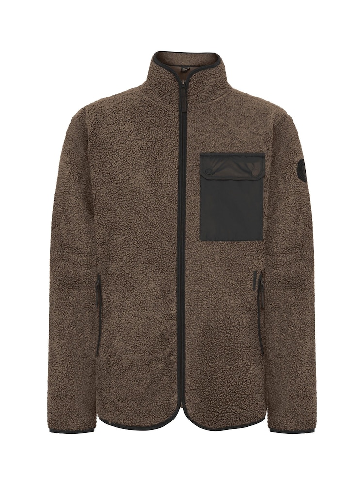 Didriksons Brown Peter Mens Fullz-Zip Fleece - Image 1 of 2 Didriksons Brown Peter Mens Fullz-Zip Fleece - Image 1 of 2