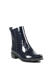 Lunar Violette Block Heel Ankle Boots - Image 2 of 7
