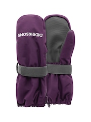 Didriksons Purple Biggles Waterproof Zip Mittens Gloves - Image 1 of 1
