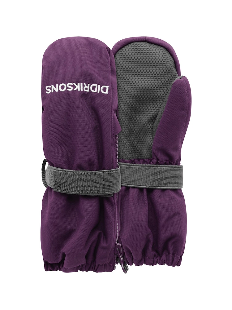 Didriksons Purple Biggles Waterproof Zip Mittens Gloves - Image 1 of 1 Didriksons Purple Biggles Waterproof Zip Mittens Gloves - Image 1 of 1