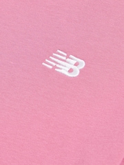 New Balance Rose Pink Jersey Small Logo T-Shirt - Image 3 of 3