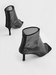 Black Forever Comfort® Sheer Mesh Shoe Boots - Image 3 of 5